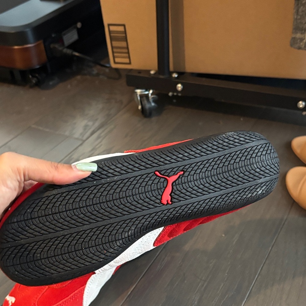 Brand New Puma OG Speedcat in Red 7.5 - Picture 4 of 5
